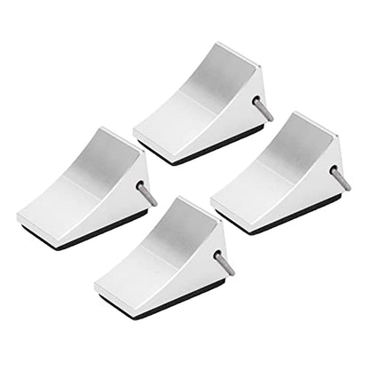 Alomejor RC Wheel Chock,Non-Slip Aluminum Alloy Compact Set RC Accessories for Racing Storage Garage Maintenance Enthusiasts Professionals