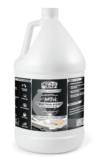 Waterless Stainless Steel Wash,For Tesla CyberTruck Exterior Surfaces - Removes Fingerprints, Water Spots, Dirt & Bird Droppings. Made in USA, 1 Gallon (128 Fl. Oz) - size: 1 Gallon (128 fl. oz.)