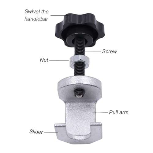 zipelo Car Windshield Wiper Arm Removal Tool, Carbon Steel Heavy Duty Vehicle Windscreen Wiper Puller with Adjustable Knob, Auto Blade Remover Accessories, Universal for SUV RV Truck - size: Style 2