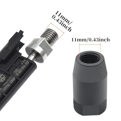 Fuel Injector Removal Tool, Injector Slid Hammer Puller | Compatible with BMW N14 N18 N20 N26 N53 N54 N55 N63 S63 - size: SINGLE