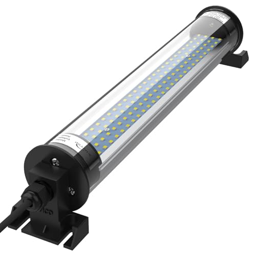 LED Work Light, Machine LED Tube Light,Explosionproof Work Lamp IP67 Waterproof 2000 Lumen 20W 120V-220V,Suitable for Workshop/Garage/milling Workshop - size: 220-20W