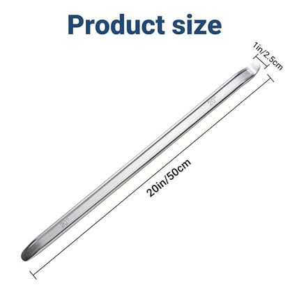 2-Pack 20-Inch Heavy Duty Tire Spoon Set, Professional Forged Steel Tire Changing Tool, High-Leverage Tire Lever Iron Bars for Motorcycles, Dirt Bikes, ATVs, Cars, and Lawn Mowers - color: 2PCS/20IN