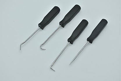 4Pcs Mini Precision Pick Hook Set O Ring Oil Seal Gasket Puller Remover Tool, Hook and Pick set