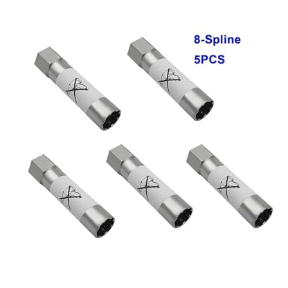 2 Pcs 8-Spline Lug Nut Key Lock Tool 65100 for Cars 13/16'' Hex | Wheel Lock Key Replacement for Spline Lug Nuts - color: 2Pcs