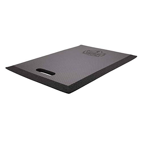 Ergodyne ProFlex 381 Lightweight Kneeling Mat, Thin Foam Knee Cushion, Standard, 14" x 21" x 0.5" ,Black - size: Standard