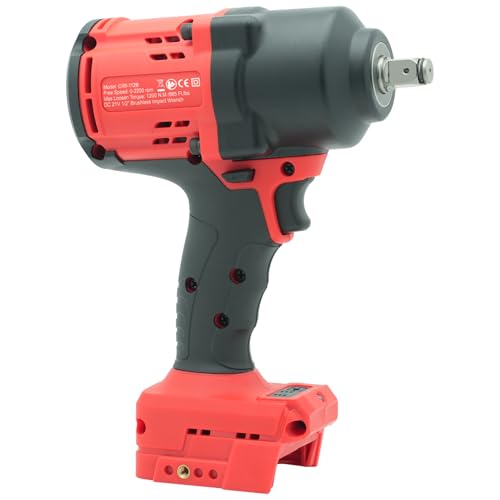 BESWELL CIW-112B-ML 1/2" Cordless Impact Wrench for Milwaukee 18V Battery | Powerful 885 Ft-Lbs brushless impact driver with 4-mode speed control. Bare tool (battery not included) for auto car repair.