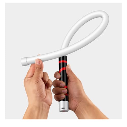 30" Flexible LED Light Stick, Rechargeable Bendable Mechanic Work Flashlight, 1200 Lumens Snake Light with 360°Flexible Neck, for Automotive Shop Car Repair, Garage & Hard-to-reach Areas