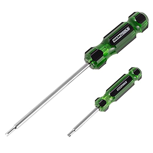 OEMTOOLS 22589 Tire Valve Core Tool Set - 2 Piece, Valve Core Tool, Tire Valve Stem Tool, Shrader Valve Remover, Tire Repair Tools, 2 Piece Set | Schrader Valve Core Tool Set, 2" & 5" Blades, Service Cars, Trucks, Motorcycles, Bicycles, Acetate Handles -