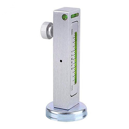 Four Wheel Alignment Magnetic Gauge Tool for Camber and Caster Angle Measurement, Adjustable Leveling Instrument with Range from - 5 to 5 Degrees, Attaches to Wheel Hub or Brake