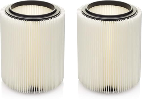 Replacement Filter for Craftsman and Ridgid Shop Vacs Part # 9-17816 & Part # VF4000, 2 Pack, Original Filter - size: 2-Pack, style: General Purpose