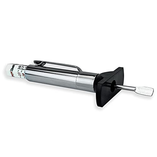 Rema Tip Top Tire Tread Depth Gauge, 1/32nds up to 1 inch with Pocket Clip