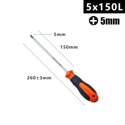Screw Driver 150mm Extended Phillips Screwdriver (5X150 Phillips) Screw Driver,Portable Screwdriver Set,Portable Small Durable Desarmador