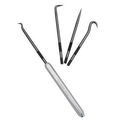 Ullman H4W 4-Piece Hook and Pick Set with handle - style: Piece Hook and Pick Set with handle