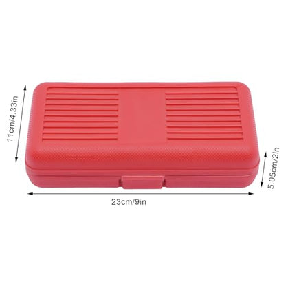 18PCS Oil Drain Sump Plug Key Set, 3/8'' Drive Removal Tool Kit with Sliding Bar, Oil Drain Plug Key