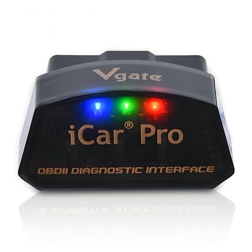 Vgate iCar Pro Bluetooth 4.0 (BLE) OBD2 Fault Code Reader OBDII Code Scanner Car Check Engine Light for iOS/Android - size: ICAR PRO BLE4.0 - iOS, Android & Windows