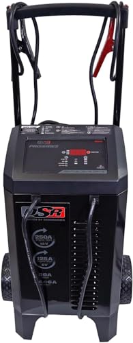 Schumacher Electric DSR Pro Series 6V / 12V Battery Charger Engine Starter & Maintainer - Heavy Duty Wheeled Battery Charger - 125/250 Amps - with 50-Amp Boost Mode - DSR131 - style: DSR131