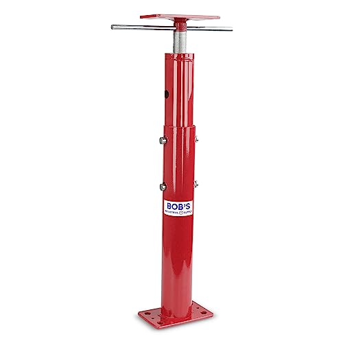 BISupply Basement Floor Jack 19” - 36” Adjustable Support Beam House Jack Post - Floor Lifting Joist Beam Brace for Cellar Ceiling 9700 lbs Max Capacity Screw Pole Jack - size: 36 inch