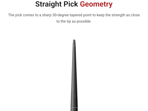 TEKTON Straight Blunt Pick (1/8 x 3 in. shank) | PNH24101 | Made in USA - style: Straight Blunt Pick