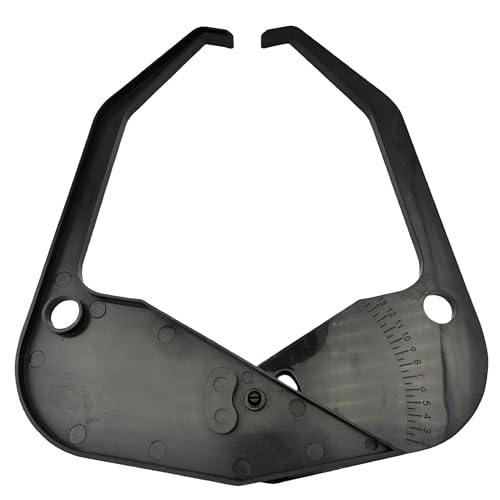 BTMIEY Tire Balancer Rim Width Caliper,Wheel Rim Width Measurement Measuring Tool,Portable Wheel Black Part Tire Balancer Caliper Rim Accurate