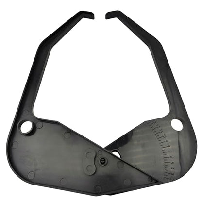 BTMIEY Tire Balancer Rim Width Caliper,Wheel Rim Width Measurement Measuring Tool,Portable Wheel Black Part Tire Balancer Caliper Rim Accurate
