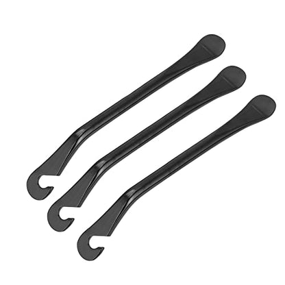 Bike Tire Lever Kit Portable Bike Tire Repair Set, 3pcs Hardened Carbon Steel Spoon, Ultra Strong Tire Levers, Tire Changing Tool