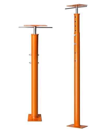 House Floor Jack, 48"-93" Adjustable Post Basement Support Pole Jacks, Heaty Duty Telescoping Jacks for Leveling, Floor Joist Jack for House Lifting Temporary Support, 18000 lbs Max Load Capacity