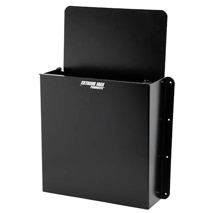 Extreme Max 5001.6325 Wall-Mount Aluminum Floor Jack Holder - Black - color: Black