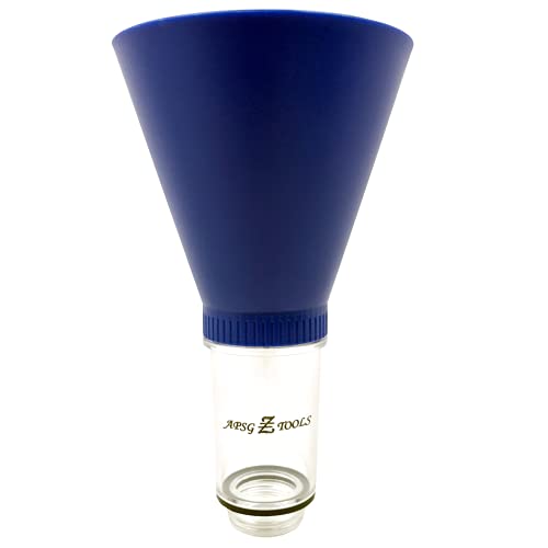 APSG Engine Oil Funnel | Compatible with Select Hyundia KIA Honda and More | Threaded Locking No-Spill Tool Screws Directly INTO Filler | Fast & Easy Oil Change/Filter with No Mess
