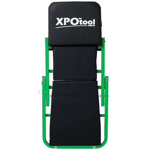 Mechanic Creeper, Garage Gift, 36" Z Creeper Seat, 2 in 1 Mechanic Gifts, 300 lbs Capacity, Low Profile Creeper with 6 pcs Wheels in Garage/Shop for Fathers Day Tool Gift - Green+Black
