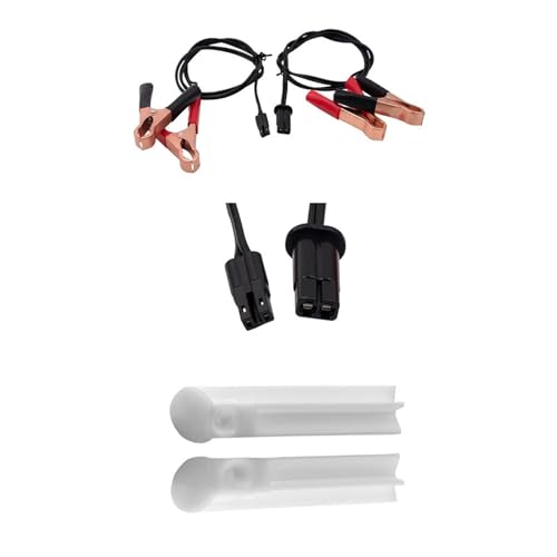 Car Fuel Injector Cleaning Tool Kit - Universal Nozzle Adapter with 2 Power Cables for Auto & Motorcycle Maintenance