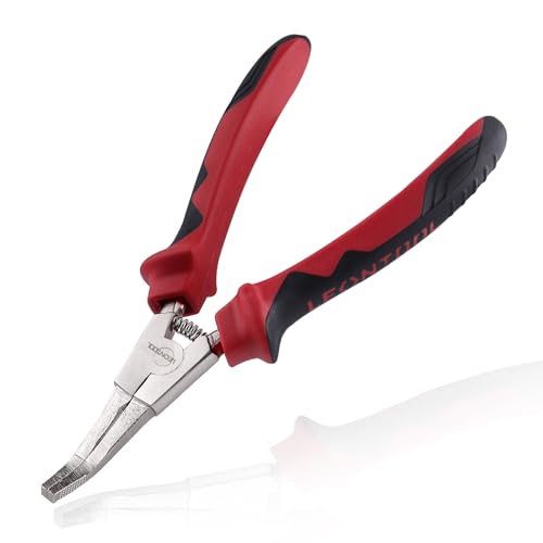 8 Inch Lock Ring Pliers - Special Circlip Pliers with Angle Tip and Bent Nose for Transmission Transfer Cases - size: 8" Bent Nose