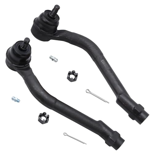 Detroit Axle - 2.4L Front 4pc Steering Knuckles Kit for 2011 Kia Optima, 2 Steering Knuckles & Wheel Bearing Hubs 2 Outer Tie Rods Replacement - size: 4SU47760/Kit