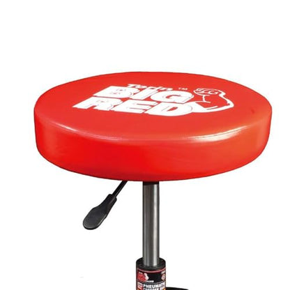 BIG RED TR6350 Torin Rolling Pneumatic Creeper Garage/Shop Seat: Padded Adjustable Mechanic Stool with Tool Tray Storage, Red Large - style: 6350