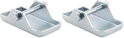 CURT 28271 Trailer Jack Foot, Fits 2-Inch Diameter Tube, Supports 2,000 lbs (Pack of 2) - size: Pack of 2