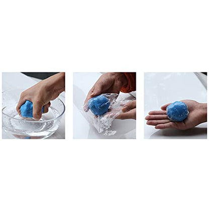 Car Clay Bar, Reusable Auto Detailing Clay with Fine Fiber Rubber for Car Body Glass Mirror Bumper, Safe