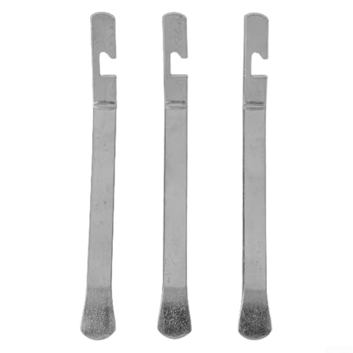 Professional Tire Changing Tool Set 3 Pack - Steel Tire Irons for Motorcycle for atv Dirt Bike - Bead Breaker Spoon with Hook for Easy Tube Installation - 4.7 Inch