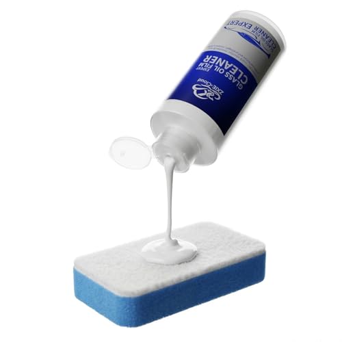 Glass Polish kit,3.38Fl Oz cerium oxide glass polish compound with polishing brush,glass scratch remove,Oil Film Cleaner,Glass Cleaner, Removes Stains and Water Spots, for Cars Glass and Mirror - size: 3.38 Fl Oz (Pack of 1)