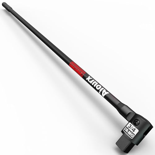 3/4” Drive 32 Inch Breaker Bar, Heavy Duty Head, Premium Chromium-Molybdenum Steel, Laser Etched Marking, for Loosen Rusted, Stubborn, Stuck Nuts and Bolts - size: 3/4 32 inch