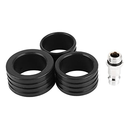 Car Radiator Coolant Refill Kit, Vacuum Cooling System Purge Tool, Fast Connector for Leak Test and Air Evacuation, Stainless Steel Coolant Replacement Kit for Auto