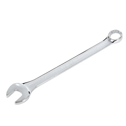 BLACK CANYON Metric 24mm Combination Wrench, 12-Point Box End & Hex Opening Design, Polished Steel - size: 24 mm