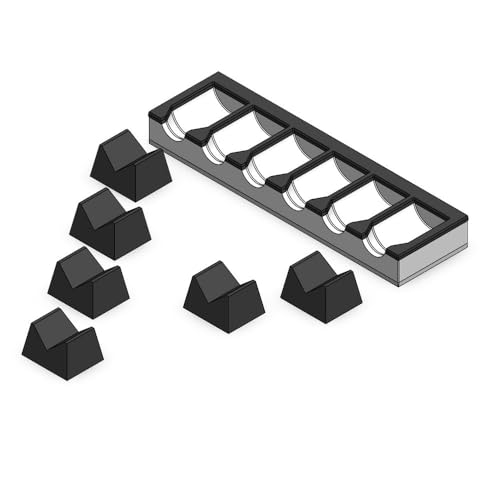 MagAttach Socket Extension Organizers (1/2", White/Black) - color: White/Black, size: 1/2"