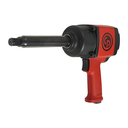 Chicago Pneumatic CP7763-6 3/4 Inch Impact Wrench, 6 Inch Extended Anvil, Red, Metal | Extended Anvil, Red, Metal - size: 3/4-Inch Drive Size, style: Extended Anvil w/ Pistol Handle