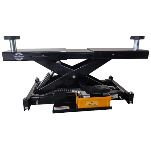 7000 lbs Heavy Duty Universal Jack for All Four Post Lifts High Pressure Hydraulic Power Maximum Height with Adapter Can Reach 18.3 Inches