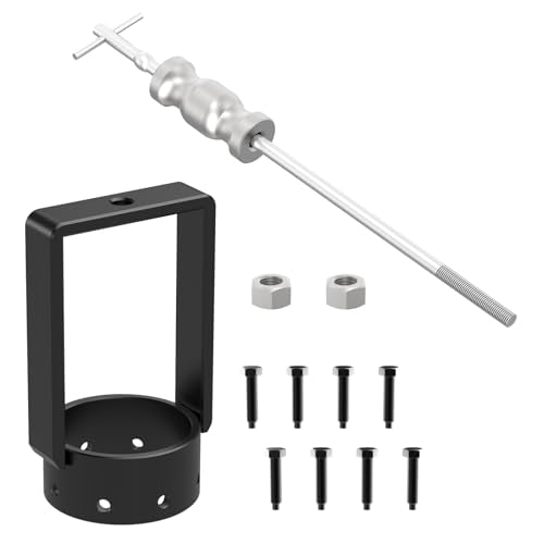 CV Axle Removal Tool Kit with Slide Hammer, Heavy-Duty 3.75 Inch (95mm) Inner CV Joint Puller Set, Reinforced Axle Shaft Extractor for ATV UTV and FWD Vehicles