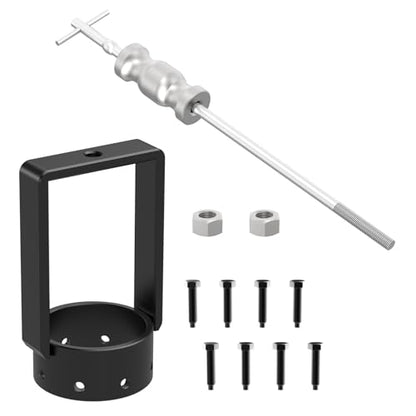 CV Axle Removal Tool Kit with Slide Hammer, Heavy-Duty 3.75 Inch (95mm) Inner CV Joint Puller Set, Reinforced Axle Shaft Extractor for ATV UTV and FWD Vehicles