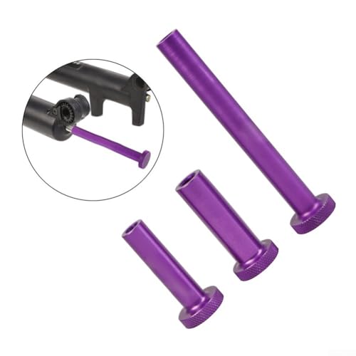 Bike Fork Damper Removal Tool, Aluminum Alloy Lower Leg Extractor for FOX 32/34/36/38/40 Shock Absorber Side(A 57mm*M8) - size: A 57mm*M8