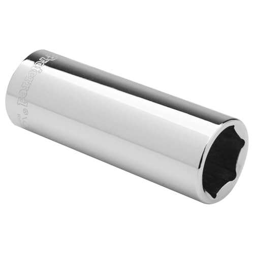 S15118 1/4" Drive SAE Socket, 9/16" Deep 6 Point - size: 9/16 INCH, style: DEEP
