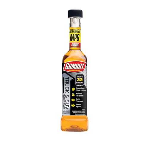 Gumout 510397 Truck and SUV Endurance Fuel Additive, Cleans & Restores Heavy Duty Engine, Maximum Protection for Bigger Engines, Easy Pour & Go - Treats up to 32 Gallons per Bottle -10 Fl Oz - style: Truck & SUV Fuel Additive