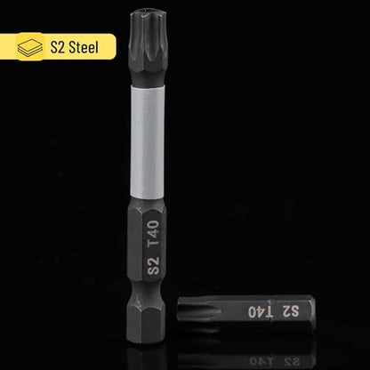 Bates Torx Bit Set, 24pc T5-T40, Tamper Resistant, Security Torx Bits - size: 24 pcs, T5-T40, style: Torx Bit Set