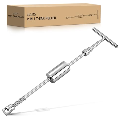 GOOACC Car Dent Puller Repair Kit Paintless Dent Removal Tool | 2 in 1 T-Bar Slide Hammer Puller Upgrade Detachable Auto Body Dents Remover for Car Hail Damage Door Ding Metal Surface - color: 1PCS Dent Puller Kit